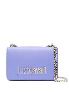 Just Cavalli sac à bandoulière à logo - Violet