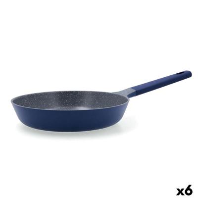 Pan Pyrex Klein Blauw Metaal Ø 26 cm (6 Stuks)