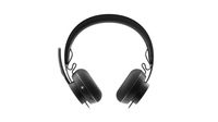 Logitech Zone Wireless On Ear headset Computer Radiografisch, Bluetooth Stereo Zwart Ruisonderdrukking (microfoon), Noise Cancelling Indicator voor - thumbnail