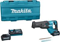 Makita jr002gm201 | 40v max | accu reciprozaag | 4,0 ah accu (2 st) | snellader | in kunststof koffer jr002gm201