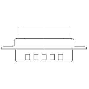 Molex Molex MOL Power & Signal Sol. 1731130021 D-sub stekker Aantal polen: 44 Crimpen 1 stuk(s)