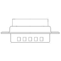 Molex Molex MOL Power & Signal Sol. 1731130021 D-sub stekker Aantal polen: 44 Crimpen 1 stuk(s)