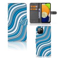 Samsung Galaxy A03 | Telefoon Hoesje | Waves Blue Samsung Galaxy A03 | Telefoon Hoesje | Waves Blue