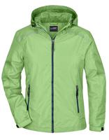 James & Nicholson JN1117 Ladies´ Rain Jacket - /Spring-Green/Navy - XL