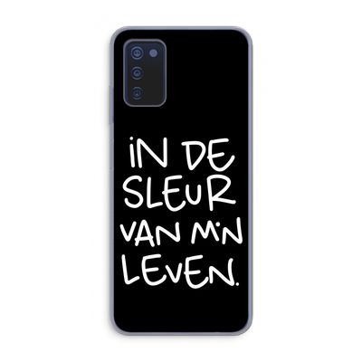 De Sleur: Samsung Galaxy A03s Transparant Hoesje