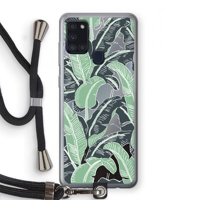 This Sh*t Is Bananas: Samsung Galaxy A21s Transparant Hoesje met koord