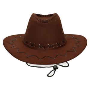 Carnaval verkleed Cowboy hoed Dallas - bruin - voor volwassenen - Western thema