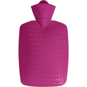 Warmwater kruik zonder hoes - roze - rubber - 1800 ml - kinderen/volwassenen - Cadeau