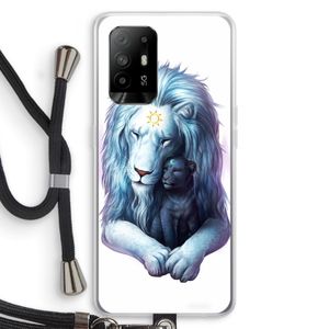Child Of Light: Oppo A94 5G Transparant Hoesje met koord