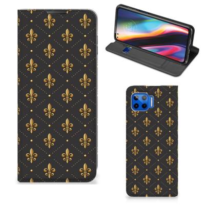 Motorola Moto G 5G Plus | Hoesje met Magneet | Franse Lelie
