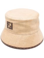 FENDI casquette à motif FF - Tons neutres