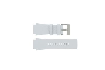 Horlogeband Diesel DZ1449 Leder Wit 25mm