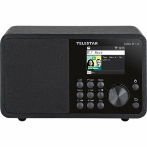 Telestar DIRA M 1 A Internetradio Internet, DAB+, VHF (FM) Bluetooth, USB, DLNA, WiFi, AUX, Internetradio Opnamefunctie, Geschikt voor DLNA, Incl.