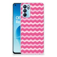 OPPO Reno 6 5G TPU bumper Waves Pink