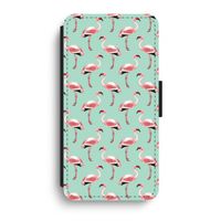 Flamingoprint groen: iPhone XR Flip Hoesje Flamingoprint groen: iPhone XR Flip Hoesje