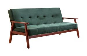 Artistiq Slaapbank 'Lilly' Velvet, 190cm, kleur Groen