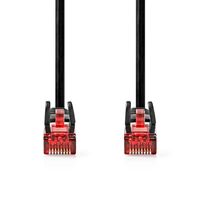 Nedis CAT6 Netwerkkabel | RJ45 Male | RJ45 Male | U/UTP | 15.0 m | Rond | PVC | Zwart | Label - CCGL85200BK150