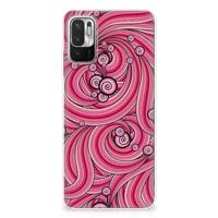 Xiaomi Redmi Note 10/10T 5G | Poco M3 Pro | Hoesje maken | Swirl Pink