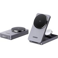 UGREEN UGREEN W707 3-in-1 15W Magnetic Charger Wireless Charger 15 W Grijs