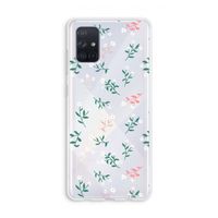 Small white flowers: Galaxy A71 Transparant Hoesje