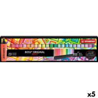 Fluorescerende Markeerstift Set Stabilo Boss Arty Multicolour (5 Stuks)