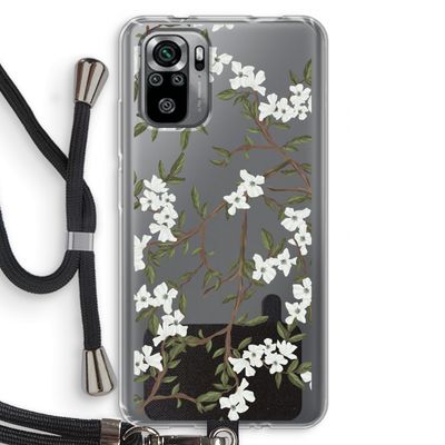 Blossoming spring: Xiaomi Redmi Note 10S Transparant Hoesje met koord