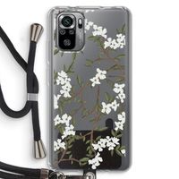 Blossoming spring: Xiaomi Redmi Note 10S Transparant Hoesje met koord