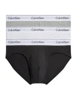 Calvin Klein 3-Pack Heren heup slips - Hip Brief - Elastisch katoenen heren onderbroeken multipack
