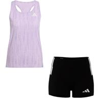 adidas Adizero Singlet Korte Legging 4'' Set Dames