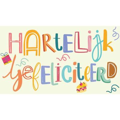 Cadeau-envelop gefeliciteerd pak a 10