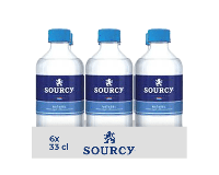 Sourcy blauw mineraalwater naturel (6x33cl)