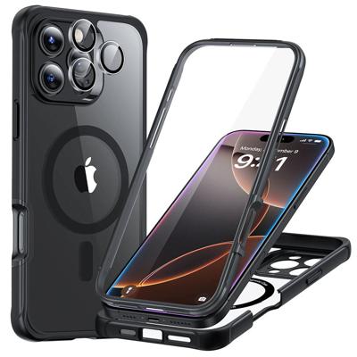iPhone 16 Pro Armor Tough Case (HaloLock) - Clear Black