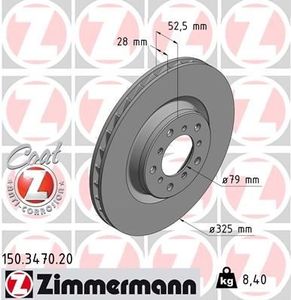 Remschijf Coat Z 150347020