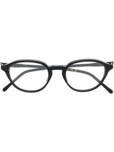 Gucci Eyewear lunettes de vue à monture ronde imprimée - Noir