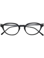 Gucci Eyewear lunettes de vue à monture ronde imprimée - Noir