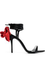 Magda Butrym Satijnen sandalen - Zwart - thumbnail