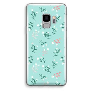 Small white flowers: Samsung Galaxy S9 Transparant Hoesje