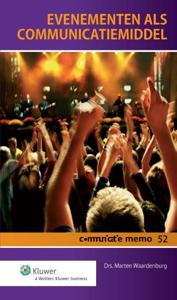 Evenementen als communicatiemiddel (Paperback)