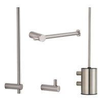 Saniclear Academy toiletaccessoires set rvs look - thumbnail