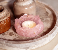 Rozenkwarts Lotus Kaarshouder - Rozenkwarts - Spiritueelboek.nl