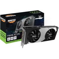 INNO3D N50602-08D7X-195070N INNO3D GEFORCE RTX 5060 8GB TWIN X2 OC, 8 GB, GDDR7, 128-bit