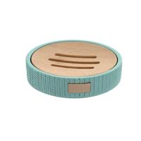Zeepschaal DKD Home Decor 11 x 11 x 2,5 cm Cement Groen
