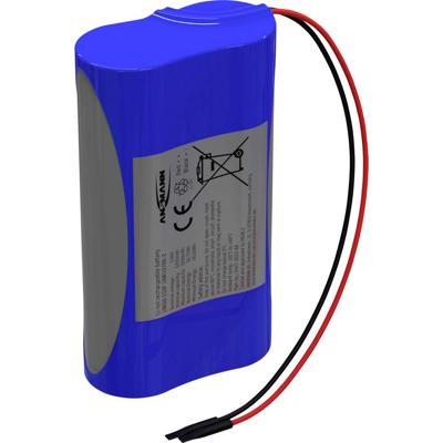 Ansmann 1S2P Akkupack 2x 18650 Kabel Li-Ion 3.6V 5200mAh Accupack Aantal cellen: 2 Li-ion 3.6 V 5200 mAh