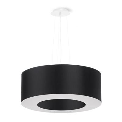 Kroonluchter SATURNO 50 zwart