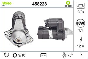 Startmotor / Starter REMANUFACTURED PREMIUM VALEO, Spanning (Volt)12V, u.a. für Opel, Chevrolet, Daewoo, Vauxhall, Saab, Fiat