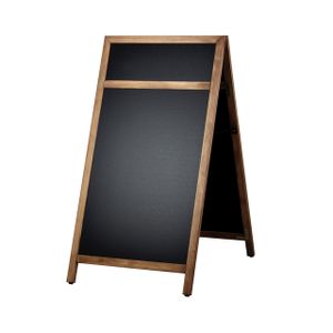 Krijt stoepbord Europel 660x1280mm DELUX natuur