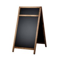 Krijt stoepbord Europel 660x1280mm DELUX natuur