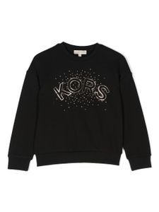 Michael Kors Kids sweat en coton à ornements - Noir