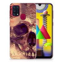 Silicone Back Case Samsung Galaxy M31 Skullhead