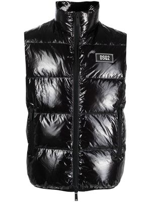 DSQUARED2 gilet matelassé Ultra Light - Noir